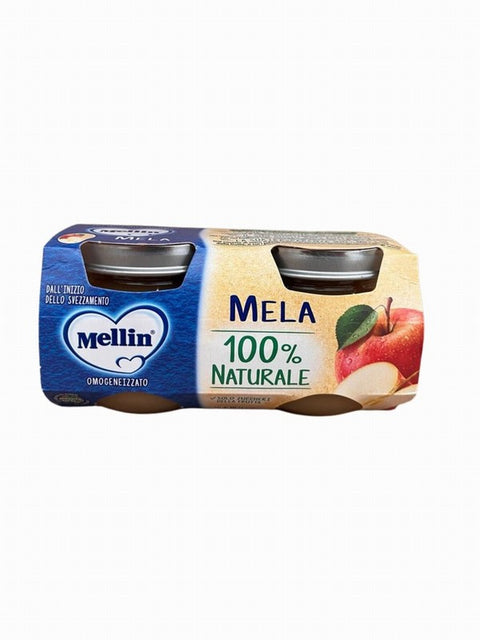 Mellin Mela – 100% Natural Apple Purée 2 x 3.5 oz Jars.