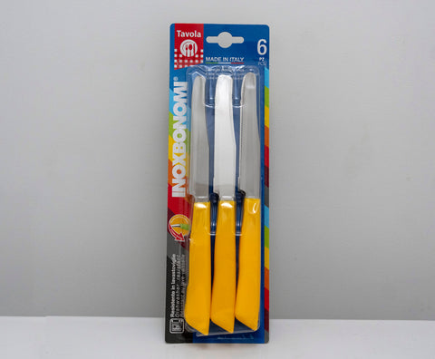 Inoxbonomi Tavola Stainless Steel Table Knives – 6 Piece Set