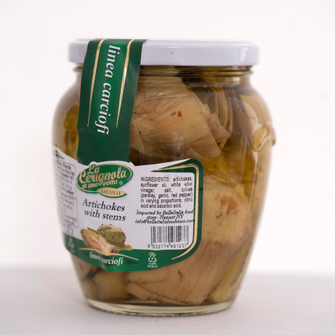 La Cerignola Artichokes with Stems