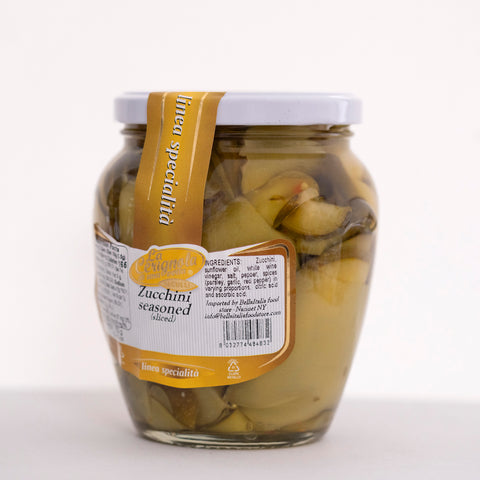 La Cerignola Seasoned Zucchini Sliced