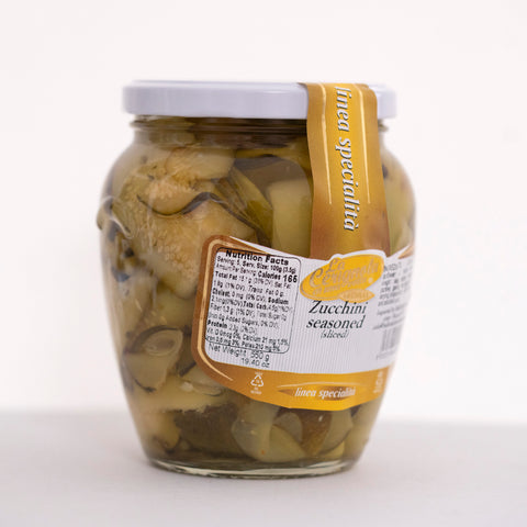 La Cerignola Seasoned Zucchini Sliced