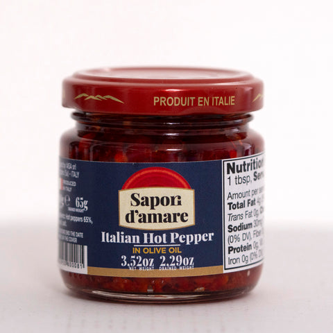 Sapor d’Amare Italian Hot Pepper in Olive Oil
