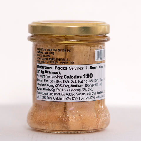 Callipo Yellowfin Tuna Fillets in Olive Oil (Jar)