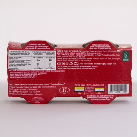 Callipo Tranci di Tonno all’Olio di Oliva (Twin Pack)