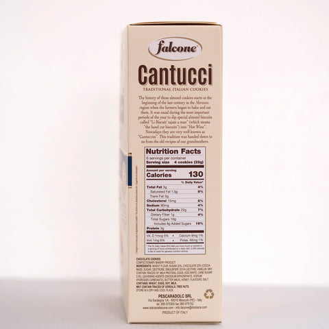Falcone Cantucci d’Abruzzo with Dark Chocolate