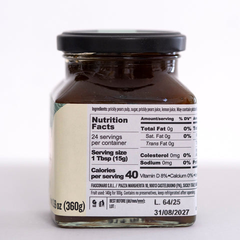 Fiasconaro – Sicilian Prickly Pear Jam (12.69 oz / 360g)