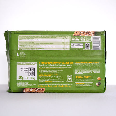 Galbusera Riso Su Riso Integrale Whole Grain Rice Crackers 12 pack