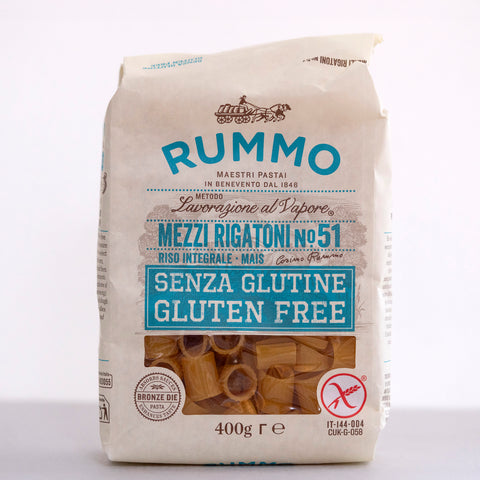 Rummo Gluten Free Mezzi Rigatoni No. 51 – 400g
