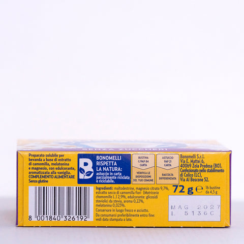 Bonomelli Camomilla Melatonina Senza Zuccheri