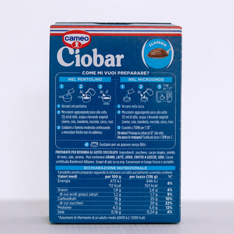 Cameo Ciobar Classic Italian Hot Chocolate Mix