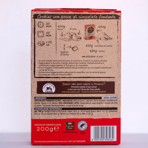 Perugina Dark Chocolate Chips (Gocce Fondente Extra)