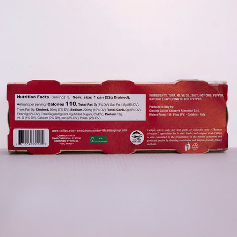 Callipo Solid Light Tuna with Calabrian Chili Pepper