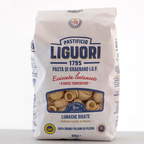 Liguori Lumache Rigate – Pasta di Gragnano IGP (500g)