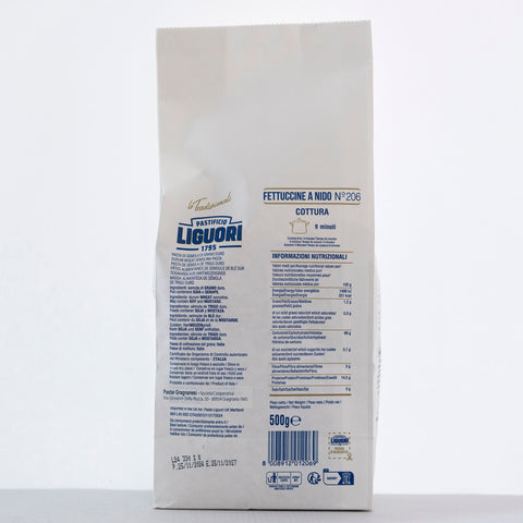 Liguori Fettuccine a Nido N°206 – Pasta di Gragnano IGP (500g)