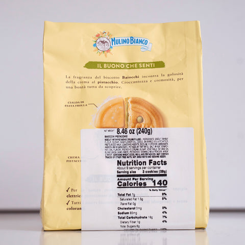 Mulino Bianco Baiocchi Pistacchio Cookies