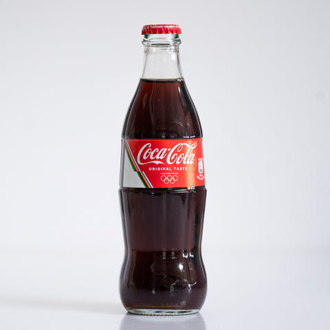 Coca-Cola Original Taste (Italian Import, 300ml Glass Bottle) 4 pack