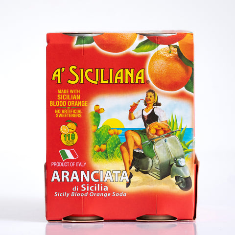 A’Siciliana Aranciata (Blood Orange Soda 4 pack)