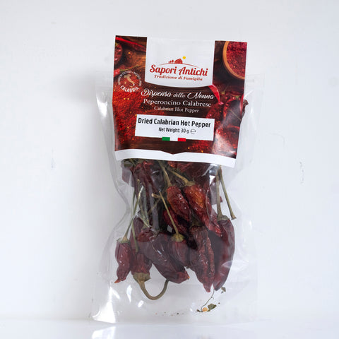 Sapori Antichi Dried Calabrian Hot Peppers (30g)