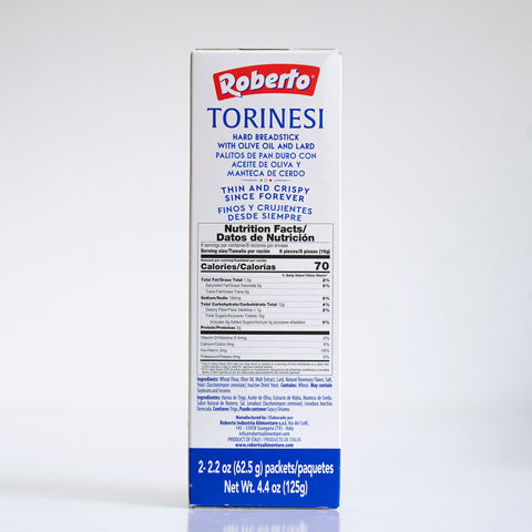 Roberto Torinesi Breadsticks with Olive Oil & Lard