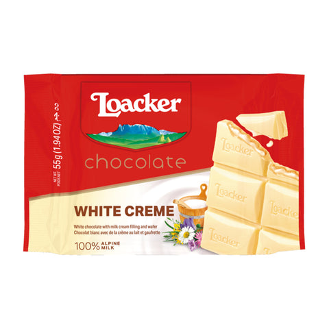 Loacker White Creme Chocolate Bar (55g)