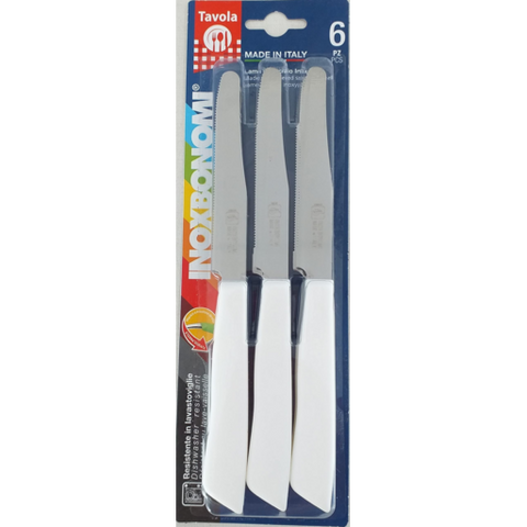 Inoxbonomi Tavola Stainless Steel Table Knives – 6 Piece Set