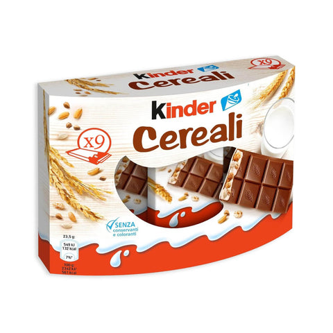 Kinder Cereali Chocolate Bars – 9 Pack