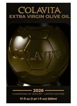 Colavita Champions of Soccer 2026 Extra Virgin Olive Oil – Limited Edition Soccer Ball Bottle