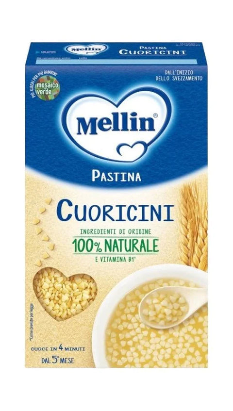 Mellin Pastina Cuoricini – Heart-Shaped Baby Pasta