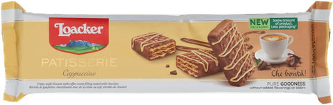 Loacker Patisserie Cappuccino – Coffee Cream Wafer Treats 3.53oz
